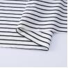 Buy cheap Organic Cotton Interlock Fabric Custom Yarn Dyed Rib Knit Material 32S 175cm from wholesalers