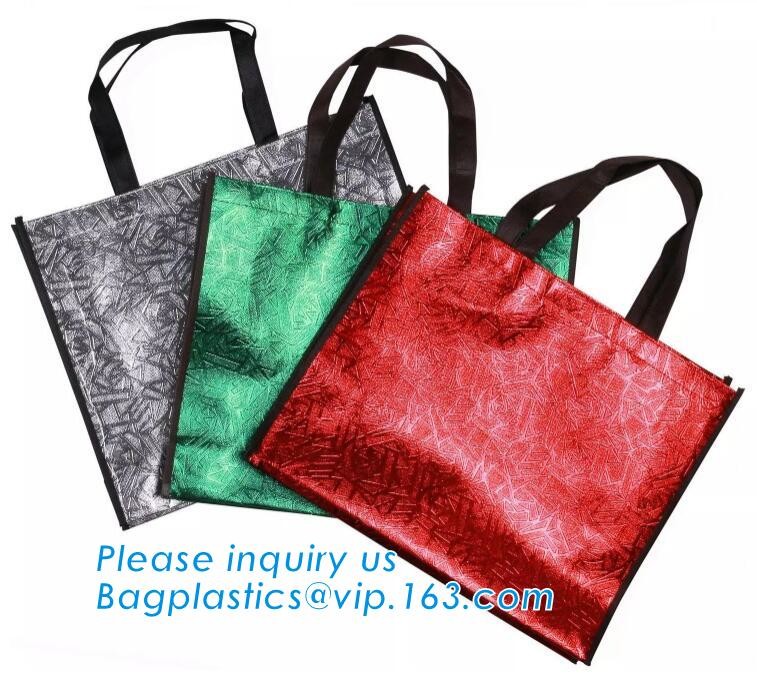 promotion gloss lamination shopping bag,non woven bag with custom logo, Promotional Custom Good Quality Colorful Nonwove