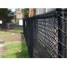 Buy cheap Black Galvanized 3.0m Height Steel Chain Link Fencing 50mm Pitch from wholesalers