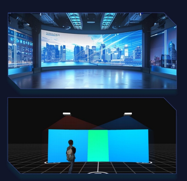 Flyin 4K Multi-Function Distributed Converged Server Projection Equipment for Edge Fusion Dome 3D Mapping Immersive Room