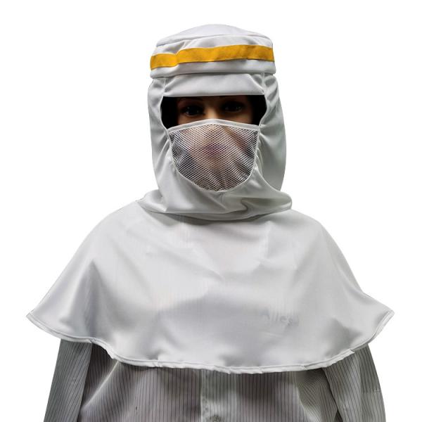 Buy cheap Sub Microfiber Knitted Cleanroom Shawl Cap Dust Free from wholesalers