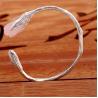 Buy cheap Handcraft Sterling Silver Cuff Bracelet with Sculpted Rose Quartz Gardenias (B6032401ROSE) from wholesalers