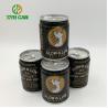 Buy cheap Alcohol Tin Cans 0.21mm Thickness CMYK 4C Tin Boxes for 240ML Whiskey Wine from wholesalers