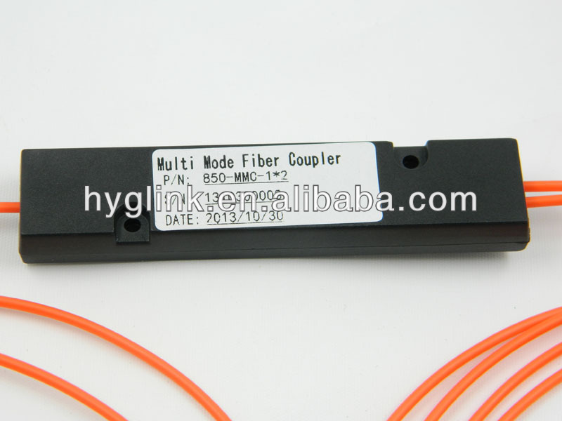 Fiber Optic Ftth 1x2 Multimode PLC Splitter With Connector