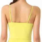 4 colors Solid Color Adjustable Splice Womens Sports Bra Breathable Yoga
