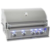 Buy cheap Luxury outdoor bbq kitchen built in gas bbq grill bbq island with back burner, product