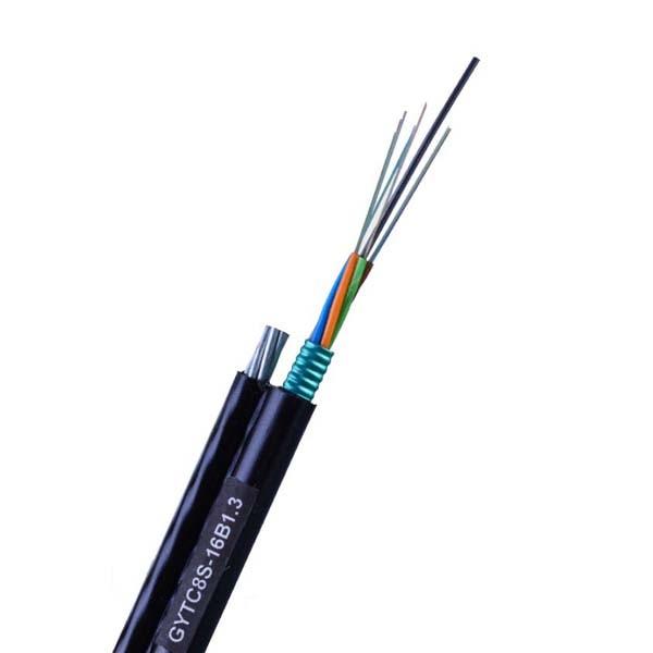 Buy cheap GYTC8S PE Sheath Aerial Figure 8 Fiber Cable Single Mode Fiber Optic Cable from wholesalers