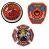 Buy cheap 3d Polyester Los Angeles Fire Department Patches Environmental Friendly from wholesalers