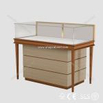 new special wood glass wholesale jewelry showcases
