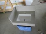 Buy cheap Solid Surface Artificial Quartz Bathroom Vanity Tops Gray Color For Home / Hotel from wholesalers