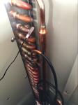 Outdoor Ductless Electric Air Source Heat Pump Double Thread Copper Tube
