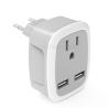 Buy cheap 250V Travel Plug Adapter UK To US EU Power Converter 58*58*56mm from wholesalers