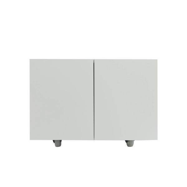 Buy cheap Copier Cabinet white 2 door steel copier stand mobile pedestal file Printer Stand from wholesalers