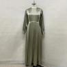 Buy cheap Turkey Arab Oman Elegant Satin Dress Long Sleeve For Women Muslim from wholesalers