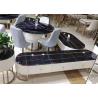 Buy cheap Natural Marble Coffee Table Furniture Square Marble Wood Coffee Table from wholesalers