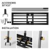 Buy cheap 30*10in Large Size Manual Steel Lawn Leveller for Grass Organic Fertilizer Sand Spreader Leveling Garden Yard Turf maint from wholesalers