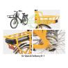 Buy cheap Adults Steel Frame Cargo EBike , Electric Bike With Front Bucket 25KM/H from wholesalers