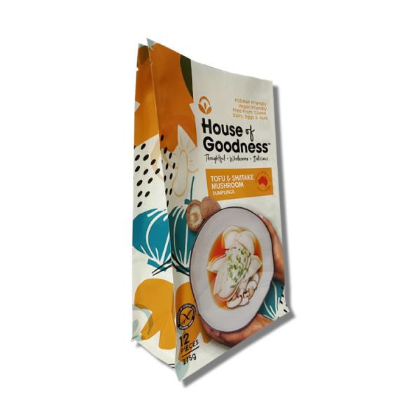 Buy cheap Flat Bottom Pouch for Freezer Dumplings Well Stand -18℃ Food Grade PET Lamination from wholesalers
