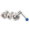 Buy cheap 1"-6" Port Size Stainless Steel Tri Clamp Ferrule Butterfly Valve for Sanitary Needs from wholesalers