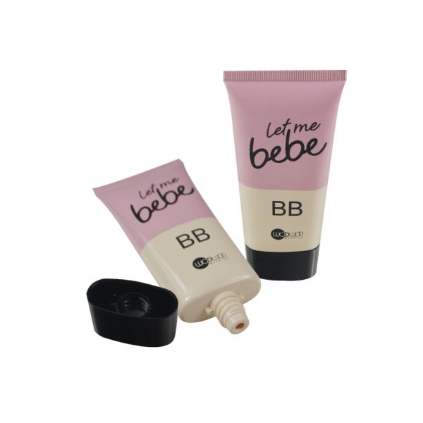 Buy cheap Wholesale Cosmetic Plastic Tube Packaging Black Soft Squeeze Plastic Tube with Flip Top Cap from wholesalers