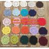 Buy cheap White Lace, Mini Crochet, Doilies, Bulk Flower, Motifs Decoration, table mat cover from wholesalers