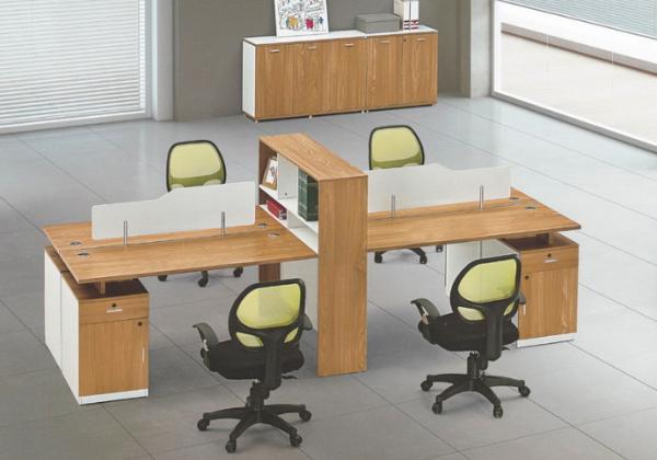 Buy cheap modern 4 seater office workstation furniture in stock in Foshan from wholesalers