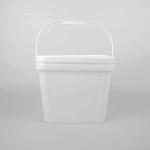 ISO9001 Certification 1.5 Gallon 6L Square Plastic Bucket For Sea Food