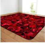 Rose Flower Living Room Floor Carpets Commercial Restaurant Carpet 80*120cm