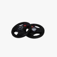 Buy cheap Cast Iron 2.5kg Black Gym Barbell Weight Plate , Rubber Coated Barbell Bumper product