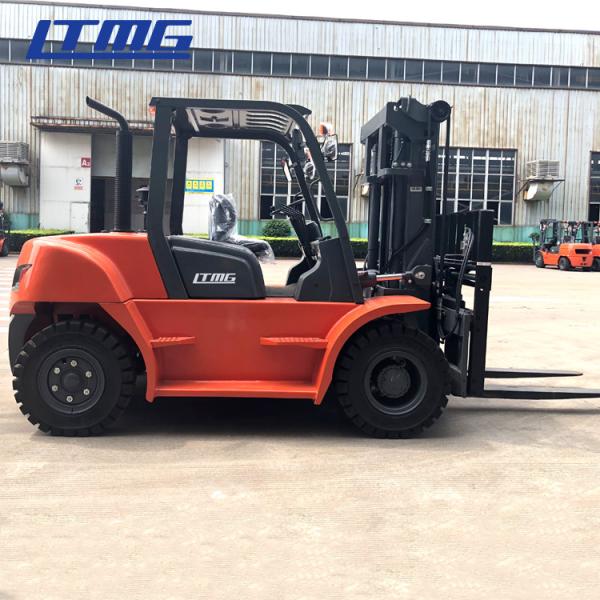 Buy cheap High Mast Manual Diesel Forklift Truck 5 Ton With Cabin And Air Conditioner from wholesalers