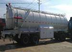 2 Axles Sewer Vacuum Suction Semi Trailer For Off Road And Oil Field Operation