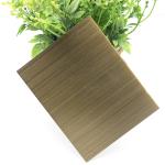 Antique 304 316 Bronze Stainless Steel Sheet Slit Edge JIS 201 1.8mm