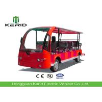 Buy cheap Red Color Tourist Electric Sightseeing Car With 14 Seats Battery Operated product