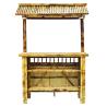 Buy cheap 220x160cm Tiki Bar Bamboo Bench Bar With Waterproof Roof Chairs Outdoor from wholesalers