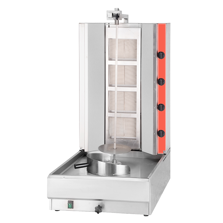 20000 Capacity Gas 4-burner Doner Machine for Kebab Restaurants