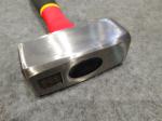 Carbon Steel Materials Hand Stoning hammer with3 colors plastic handle (XL-0070)