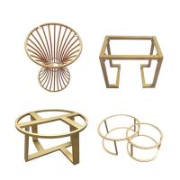 Buy cheap Modern Cast Iron Custom Stainless Steel Furniture Dining Table Legs product