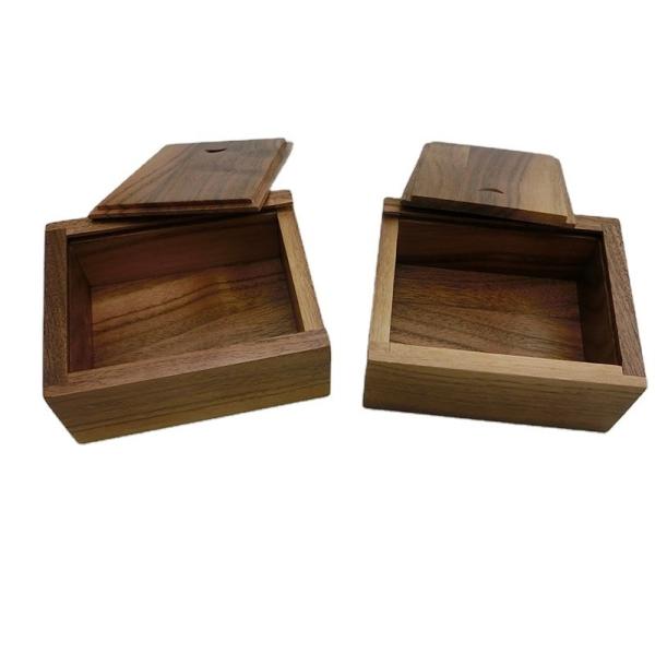 Buy cheap Vintage Wood Box with Slide Lid, Keepsake Storage Wooden Box from wholesalers