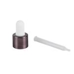Matte Brown Plastic Essential Oil Dropper 20/410 Essence Refill Tube