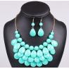Buy cheap European and American pop bubble bib collar type multilayer multicolor jewelry sets from wholesalers