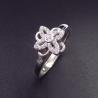 Buy cheap Minimalist Style Single Pearl Ring 925 Silver With Royal Crown Shape from wholesalers
