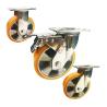Buy cheap 6" Diameter 770LBS Capacity Swivel Brake Aluminium PU Wheel Casters from wholesalers