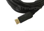 Black Displayport 1.2 Cable DP Male To HDMI Male Cable Support 3D And 4K