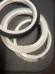 Textile Machinery Stenter Brushes Roll Cotton Spindle Nylon Bristle Aluminum