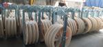 30KG - 150KG 660 Series Large Diameter Rope Pulley Stringing Block Mc Nylon