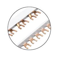 Buy cheap RCCB Electrical Terminal Bus Bar 1m Length Breaker Panel Bus Bar E-CU-F25 product