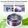 Buy cheap Silk Tri-color Black Purple Red PLA+ Filament for 3D Printing Filament 1.75mm from wholesalers