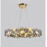 Buy cheap Modern chandelier lighting smoke gray glass round hanging lamp house lights(WH-MI-322) from wholesalers