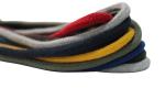 Braided 100% Round Cotton Cord 6mm Drawstring Cord Webbing