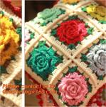 High Quality Nordic Crochet bed pillow Daisy hand-woven cushion covers